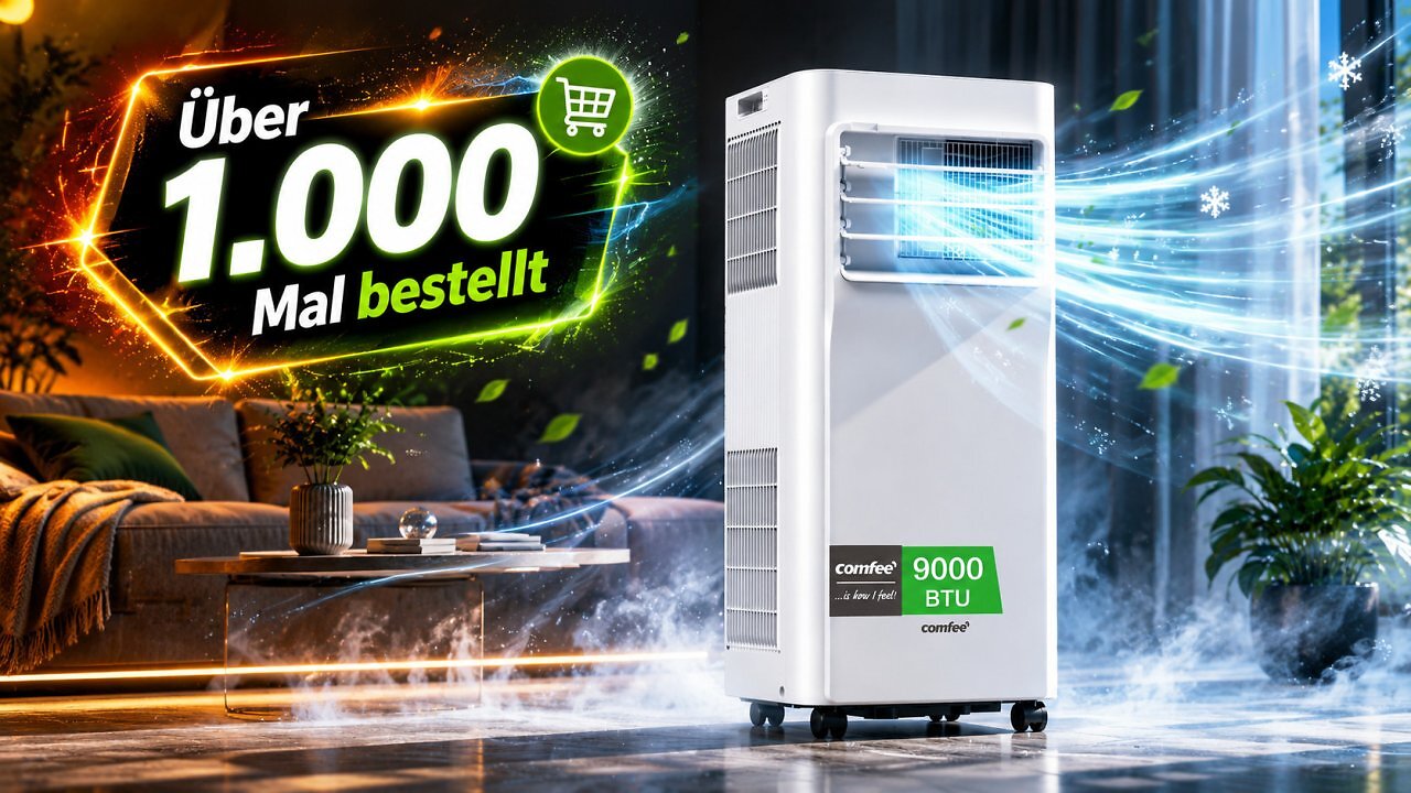 [09/06/2026] Ventilator & Luftkühler können einpacken: Comfee-Klimaanlage wird für 236,99 € zum Bestseller-Deal bei Amazon