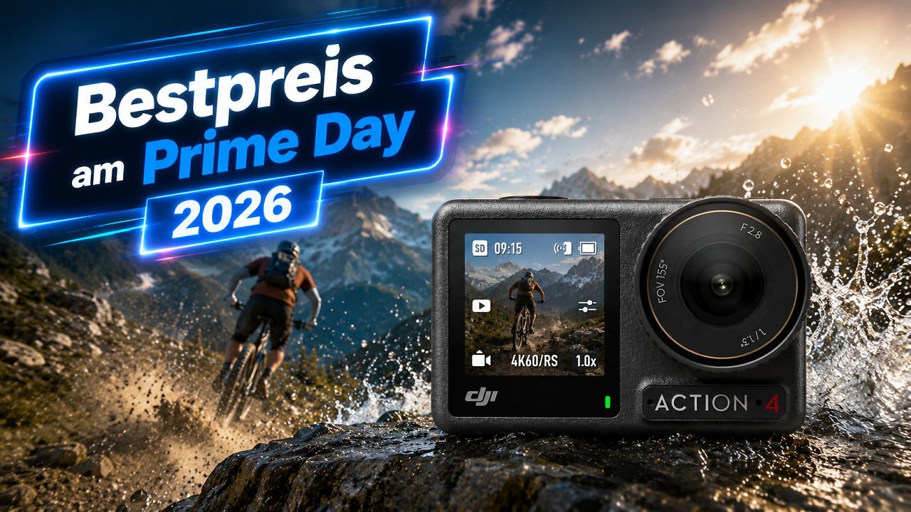 [24/06/2026] Amazon macht GoPro Konkurrenz: DJI Osmo Action 4 kracht auf 172 € und ist Kamera-Bestseller Nr. 1