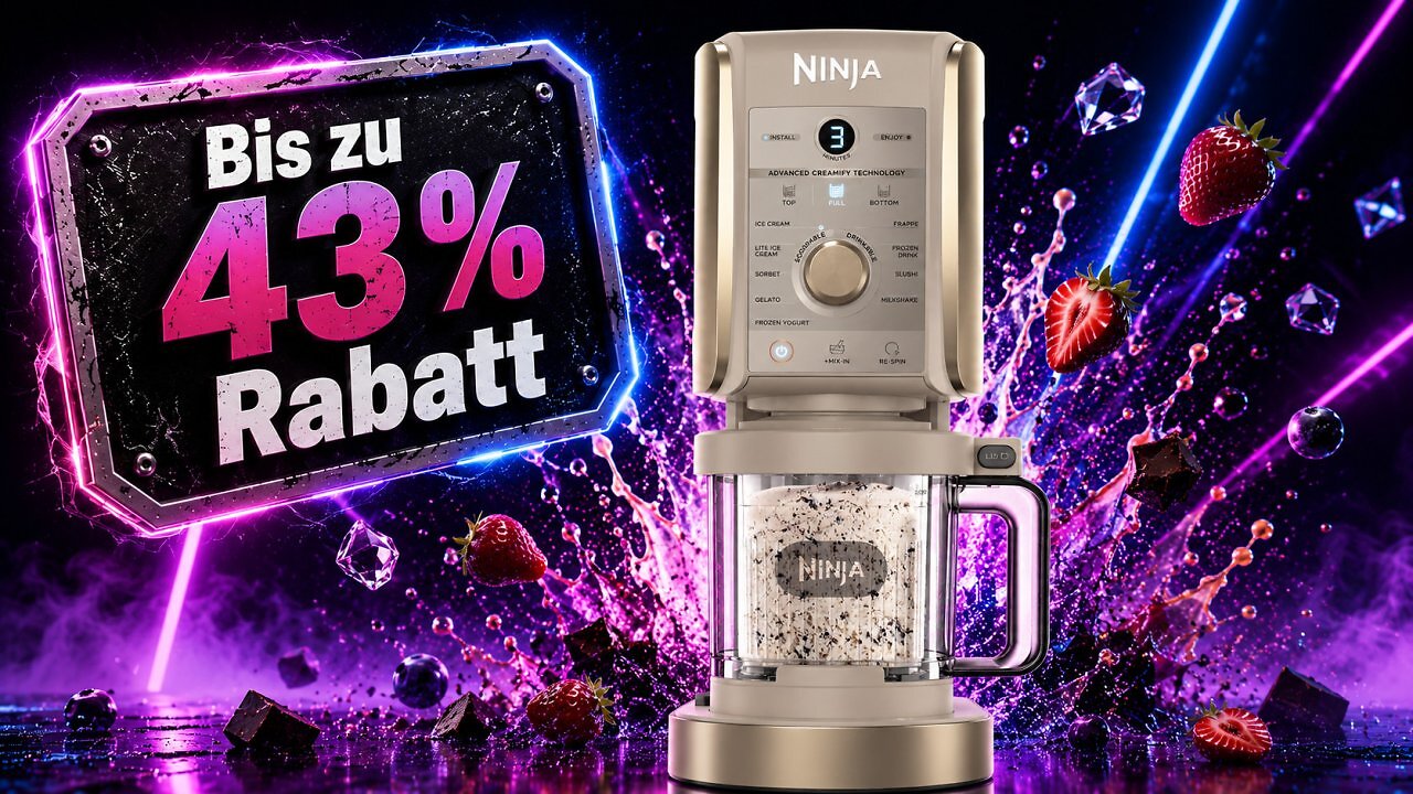 [23/06/2026] Ninja-Eismaschinen bis zu 43 % billiger: Creami Deluxe, Slushi, und Softeis-Maschine im Prime Day Sale