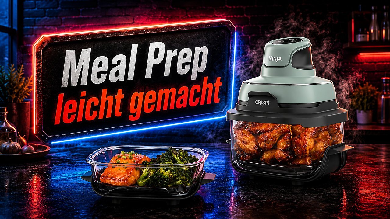 [11/06/2026] Ninja Crispi zum Bestpreis: 35 % Rabatt auf Airfryer mit Glasbehältern, Deckeln und Meal-Prep-Hack
