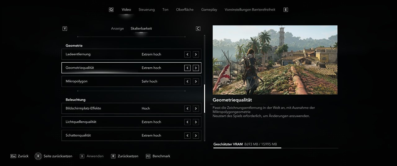 Assassin's Creed Black Flag Resynced - Menü - 06 - Skalierbarkeit III