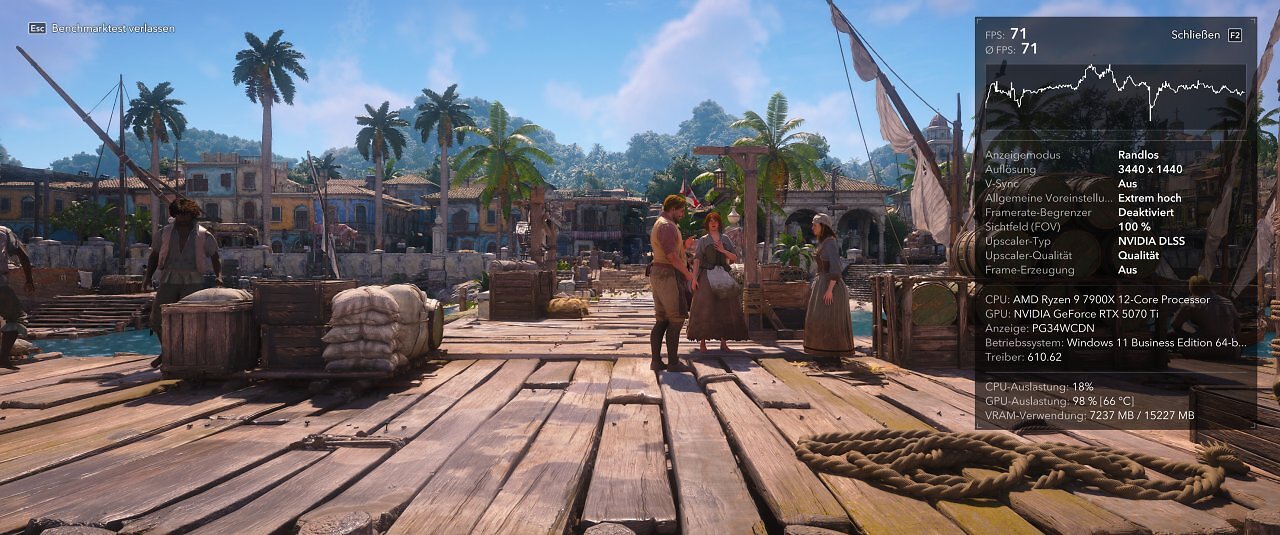 [03/07/2026] Assassin's Creed Black Flag Resynced - Integrierter Benchmark