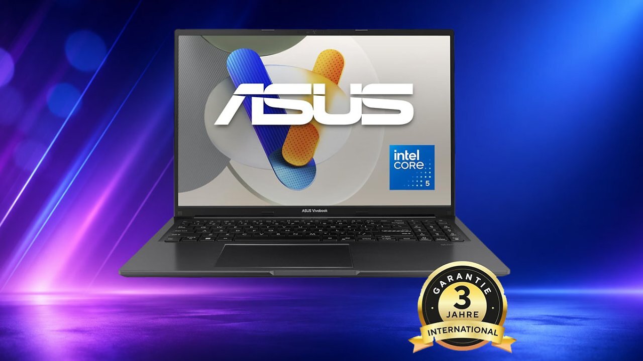 [02/07/2026] 16-Zoll-Laptop für 479€: Asus Vivobook 16 mit Intel Core 5 & 16 GB RAM - bei Amazon mind. 120€ billiger als woanders