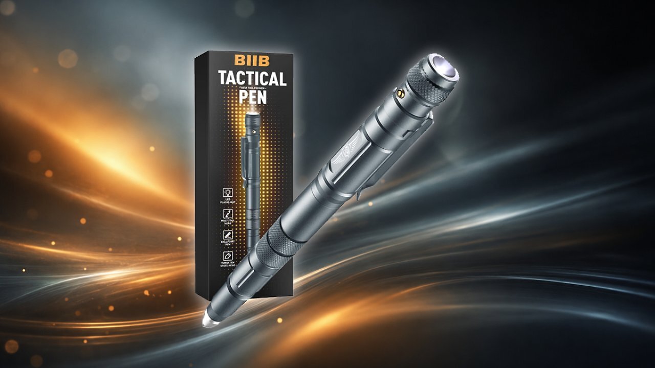 [10/07/2026] BIIB Geschenke für Männer, Multitool Pen mit LED Gadgets, Geburtstagsgeschenk für Männer, Feuerwehr Geschenke, Männergeschenke Geburtstagsgeschenk Papa Geschenk Vatertag für Camping Amazon Angebot