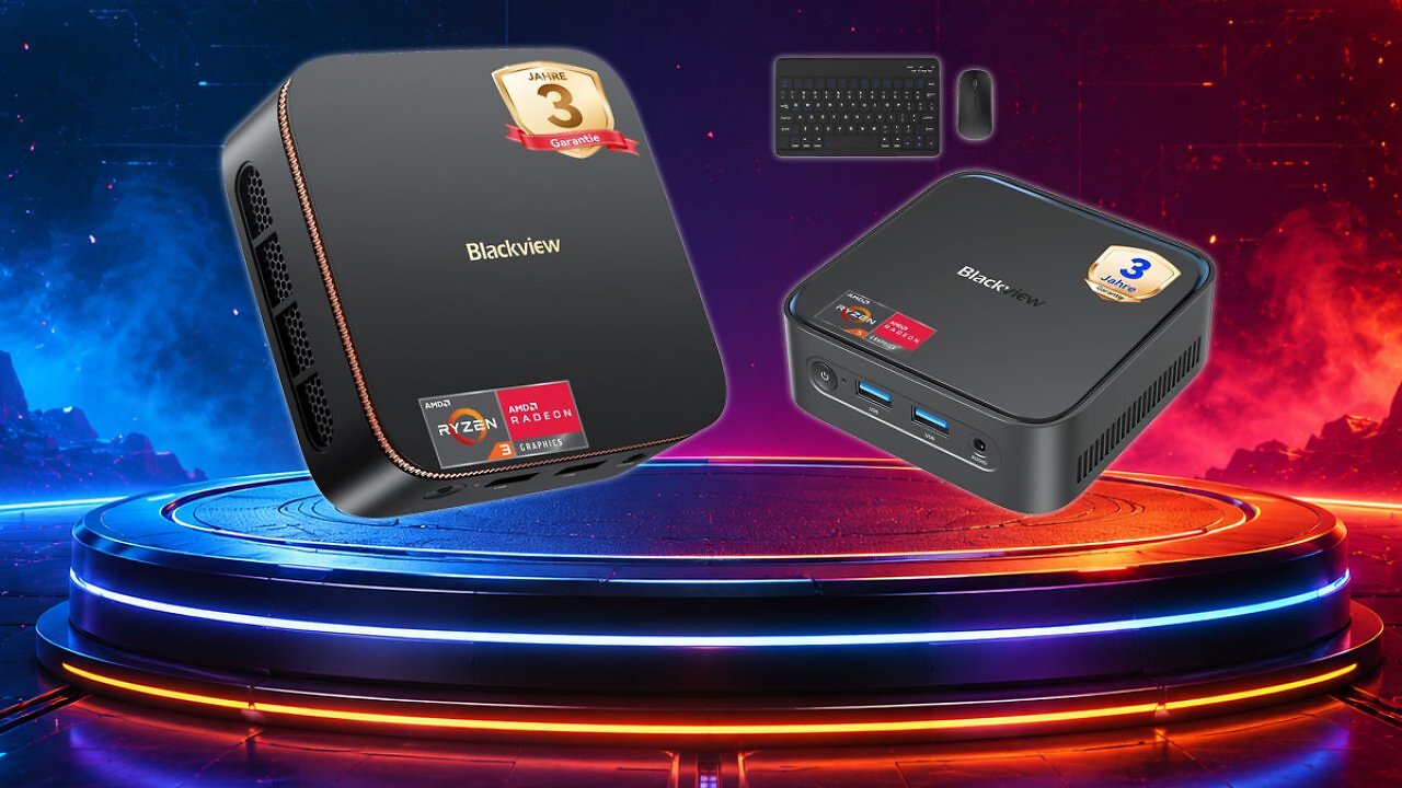 [14/07/2026] Bis Montag nur 260,99€: Mini-PC mit AMD Ryzen 3, Radeon RX Vega 6, 16 GB RAM, 512 GB SSD, Win 11 Pro und drei Jahren Garantie