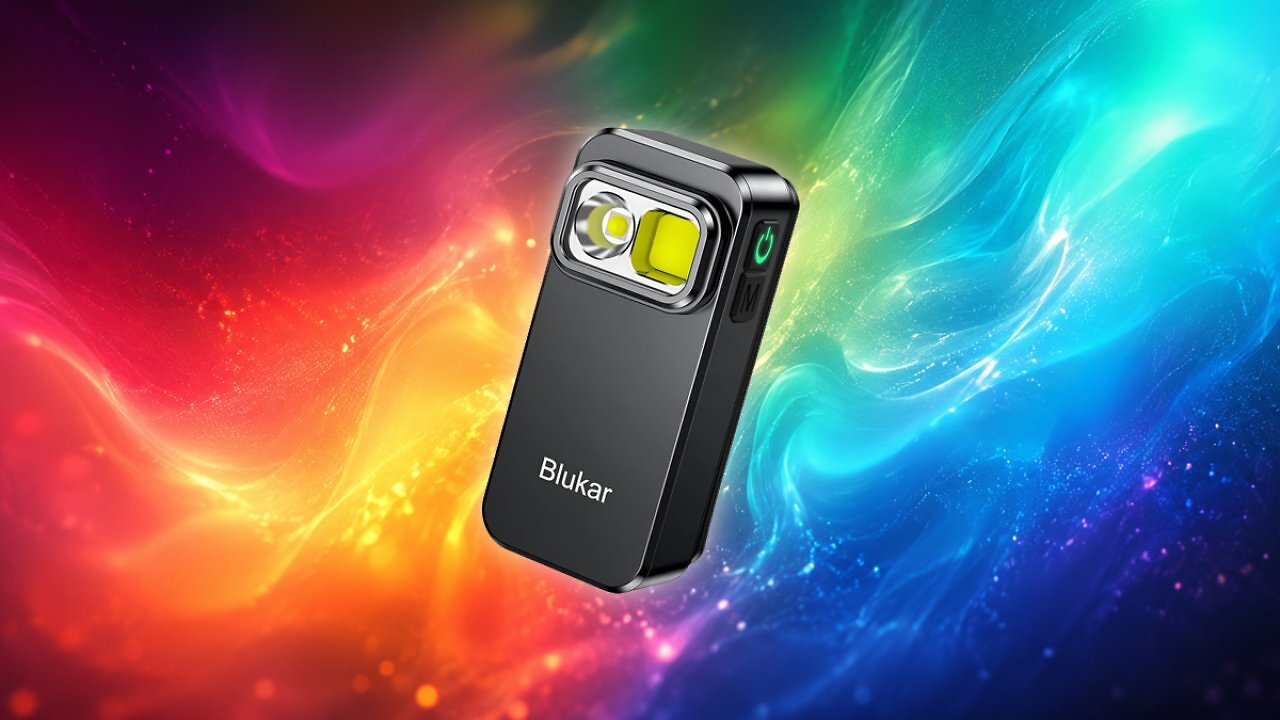 [01/07/2026] Blukar Taschenlampe LED Aufladbar, 800L Mini Clip LED Taschenlampen mit Flutlicht & Spotlicht & Rotlicht, EDC Hell Flashlight mit 5 Lichtmodi, Wasserdicht und Lange Dauer für Camping Outdoor Notfäll [Energieklasse A+++] Amazon Angebot