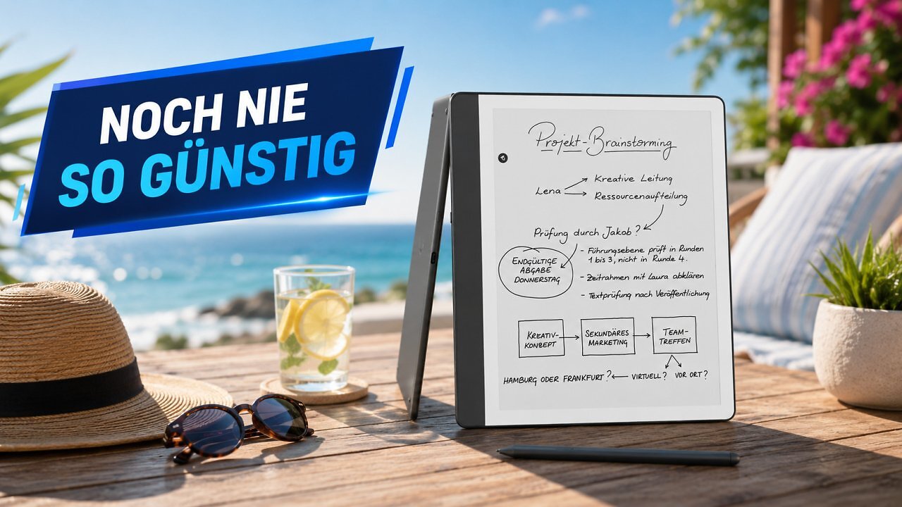 [02/07/2026] Kindle Scribe zum Rekordpreis: Amazon senkt E-Reader mit Stift und Notizfunktion um 130 € befristet