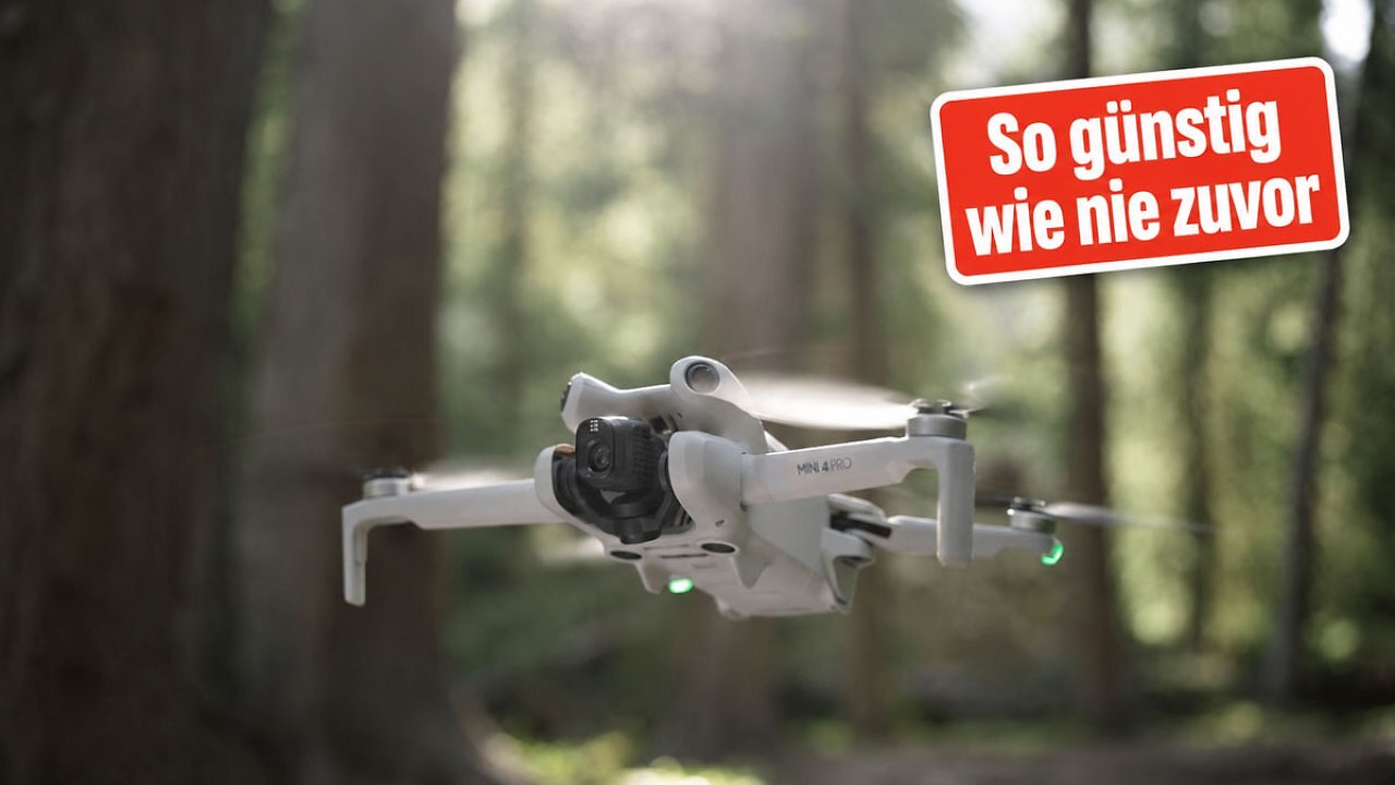 [21/07/2026] Rekordpreis für DJI Mini 4 Pro: Beliebte 4K-Kameradrohne rutscht erstmals unter 500 Euro
