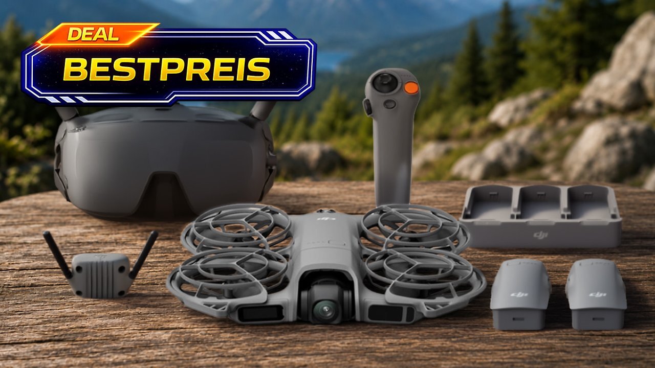 [18/07/2026] Bestseller zum Bestpreis: DJI Neo 2 mit Goggles und RC-N3-Fernsteuerung zum Amazon-Tiefstpreis