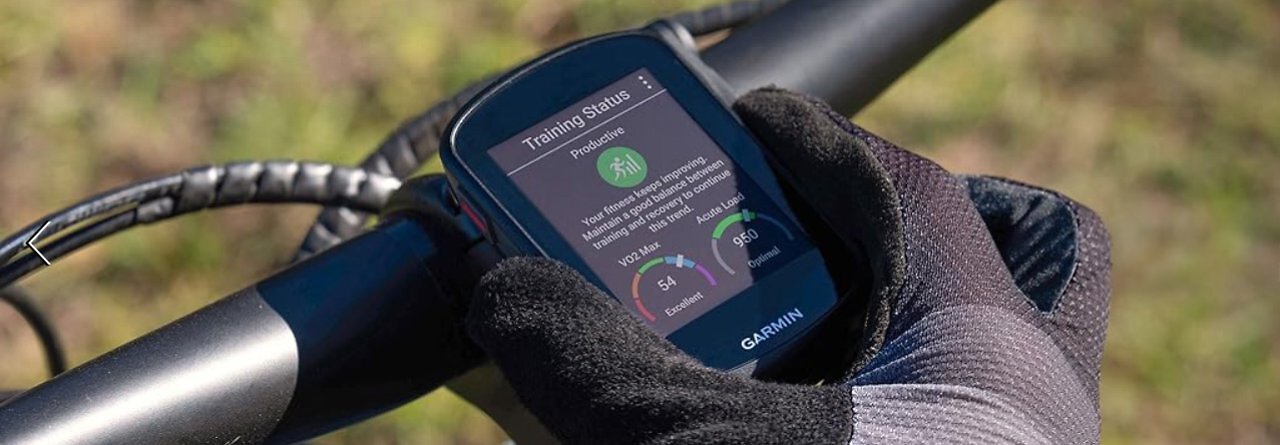 GPS Fahrradcomputer Garmin Training Daten Display