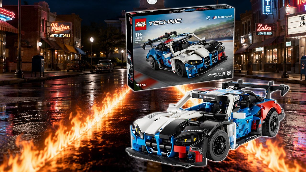 [22/07/2026] Er verließ noch nie billiger Amazons Lager: Beliebter Lego Technic BMW M4 GT3 EVO (1)