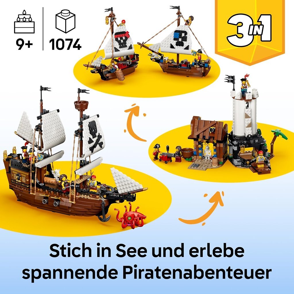 [09/07/2026] Drei Sets lassen sich mit den Steinen bauen.