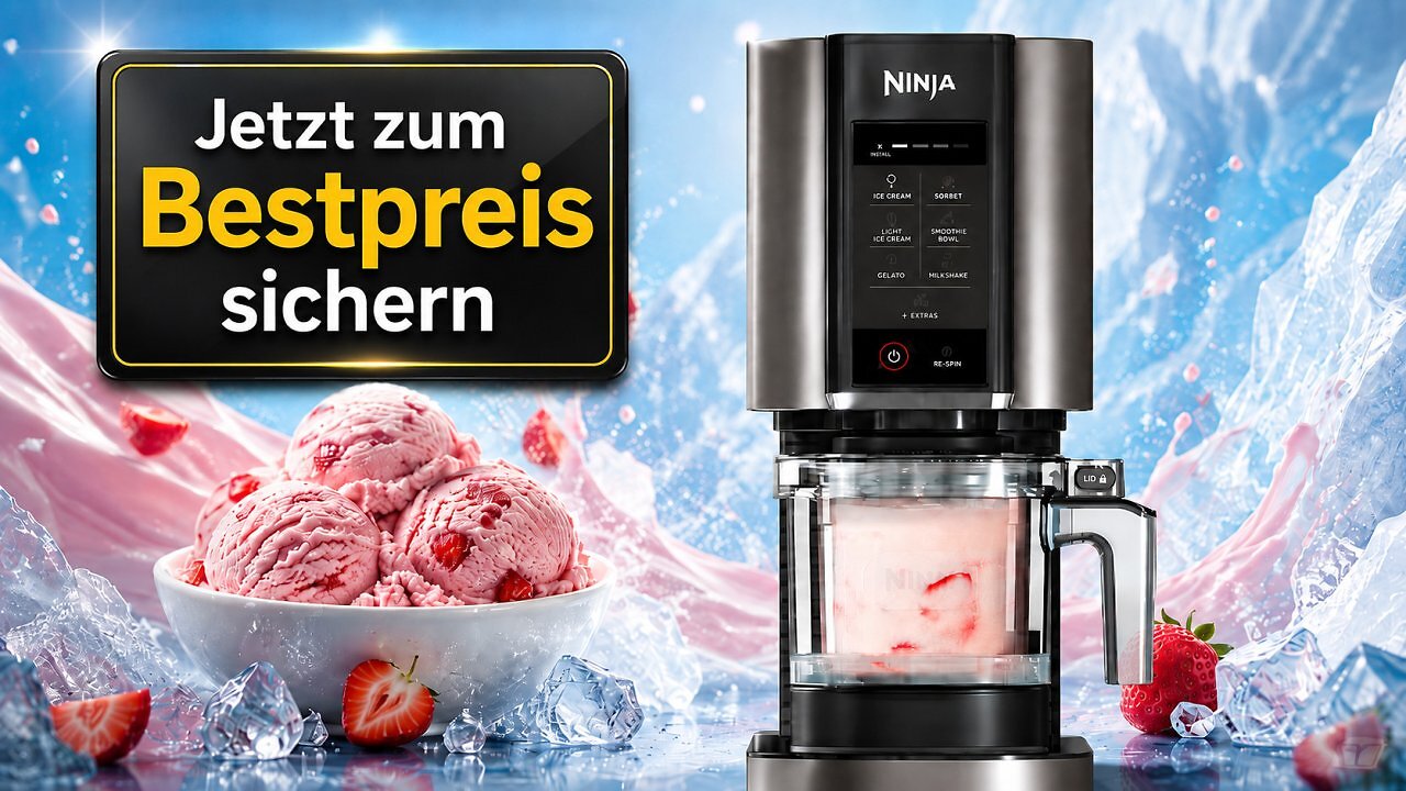 [15/07/2026] Eisdiele kann Feierabend machen: Ninja Creami Eismaschine zum Bestpreis bei Amazon sichern