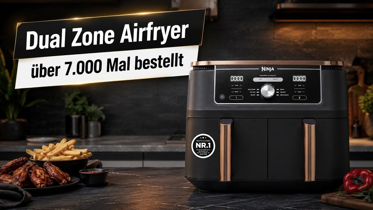 [20/07/2026] 70 € Preissturz beim Airfryer-Bestseller: Ninja Foodi Max Dual Zone mit Sync-Funktion stark reduziert