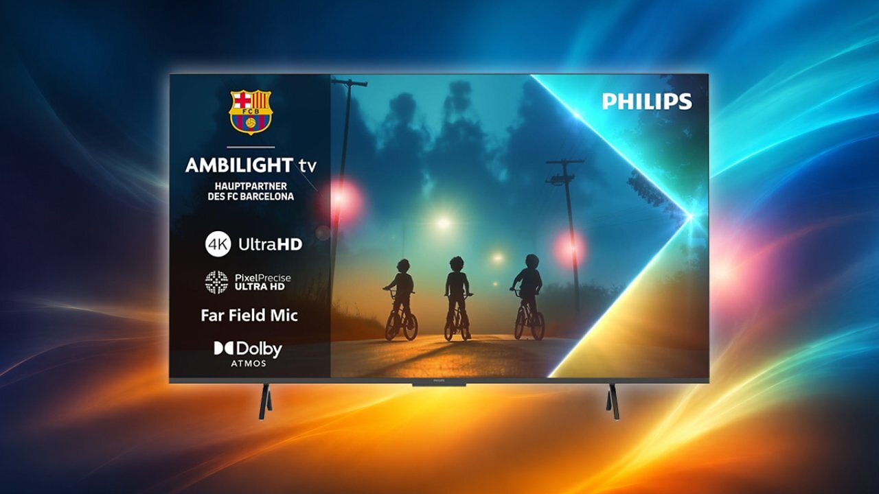 [17/07/2026] Philips Ambilight 65PUS8200 4K LED Smart TV - 65 Zoll Display mit Pixel Precise Ultra HD, Titan OS, Dolby Vision und Dolby Atmos Sound Amazon Angebot