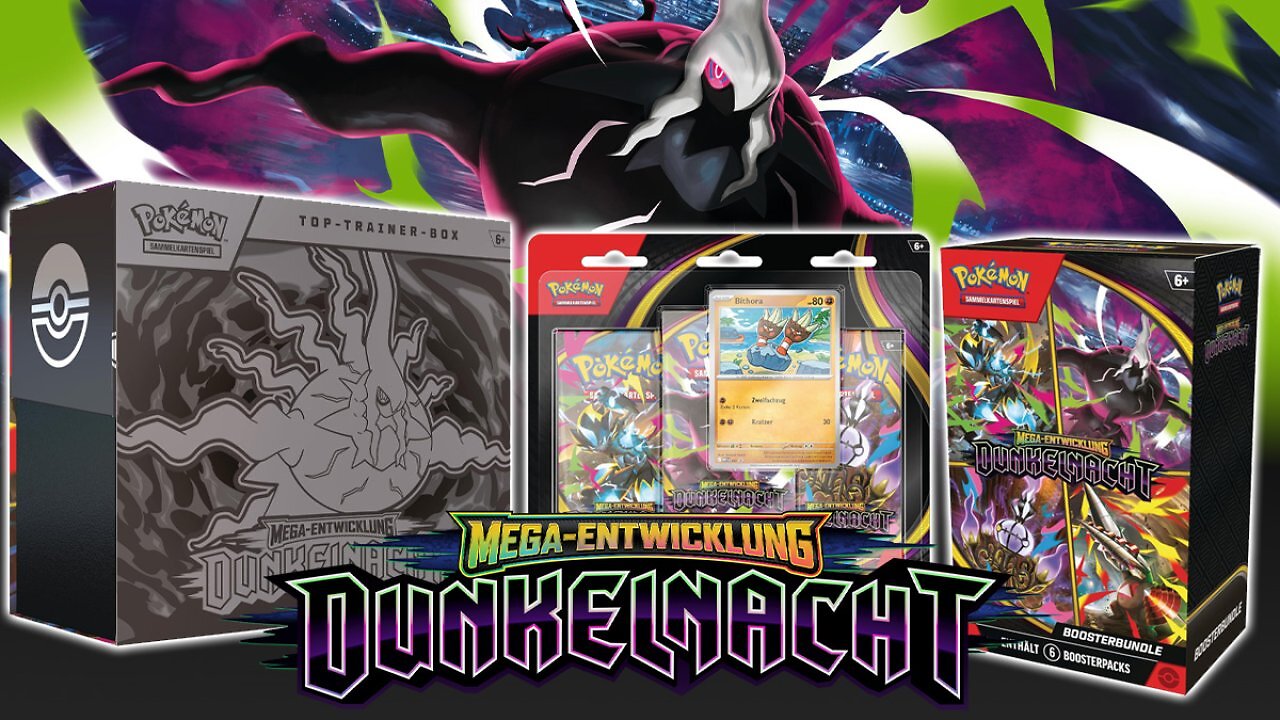 [15/07/2026] Statt fast 100 % Aufschlag: Pokémon Dunkelnacht Booster, Trainer-Boxen und mehr zur UVP bei Amazon