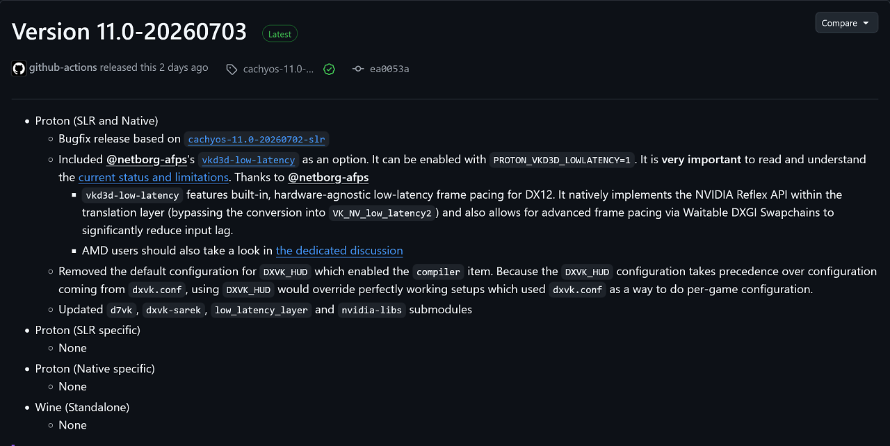 [24/07/2026] Proton-CachyOS Release Notes