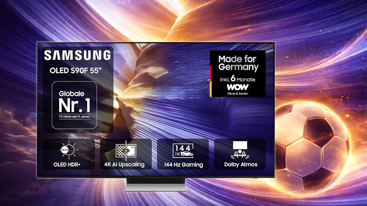 [07/07/2026] Nie günstiger: Samsung OLED S90F 55 Zoll&nbsp;