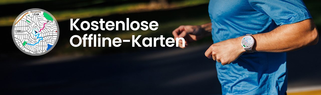 GPS Offline Karten Navigation Smartwatch