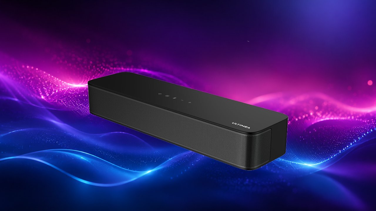 [08/07/2026] ULTIMEA 2.1 Soundbar für TV Geräte mit integriertem Subwoofer, APP-Steuerung, 132W All-in-One PC Soundbar für Gaming, TV Lautsprecher mit Verstellbarem Bass, Bluetooth® 5.4, Opt/AUX, Poseidon M20 Pro Amazon Angebot