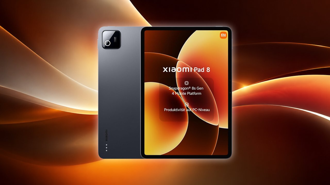 [07/07/2026] XIAOMI Pad 8 Tablet 11,2 Zoll, 8GB RAM + 256GB Speicher, Snapdragon® 8s Gen 4, 9200mAh Akku, 3.2K 144Hz Display, HyperAI, Grau, 3 Jahre Garantie Amazon Angebot