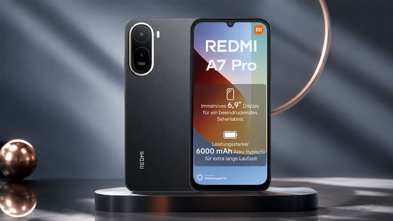 [21/07/2026] Nur 109,90 Euro für 6,90 Zoll: Xiaomi Redmi A7 Pro 5G 256GB