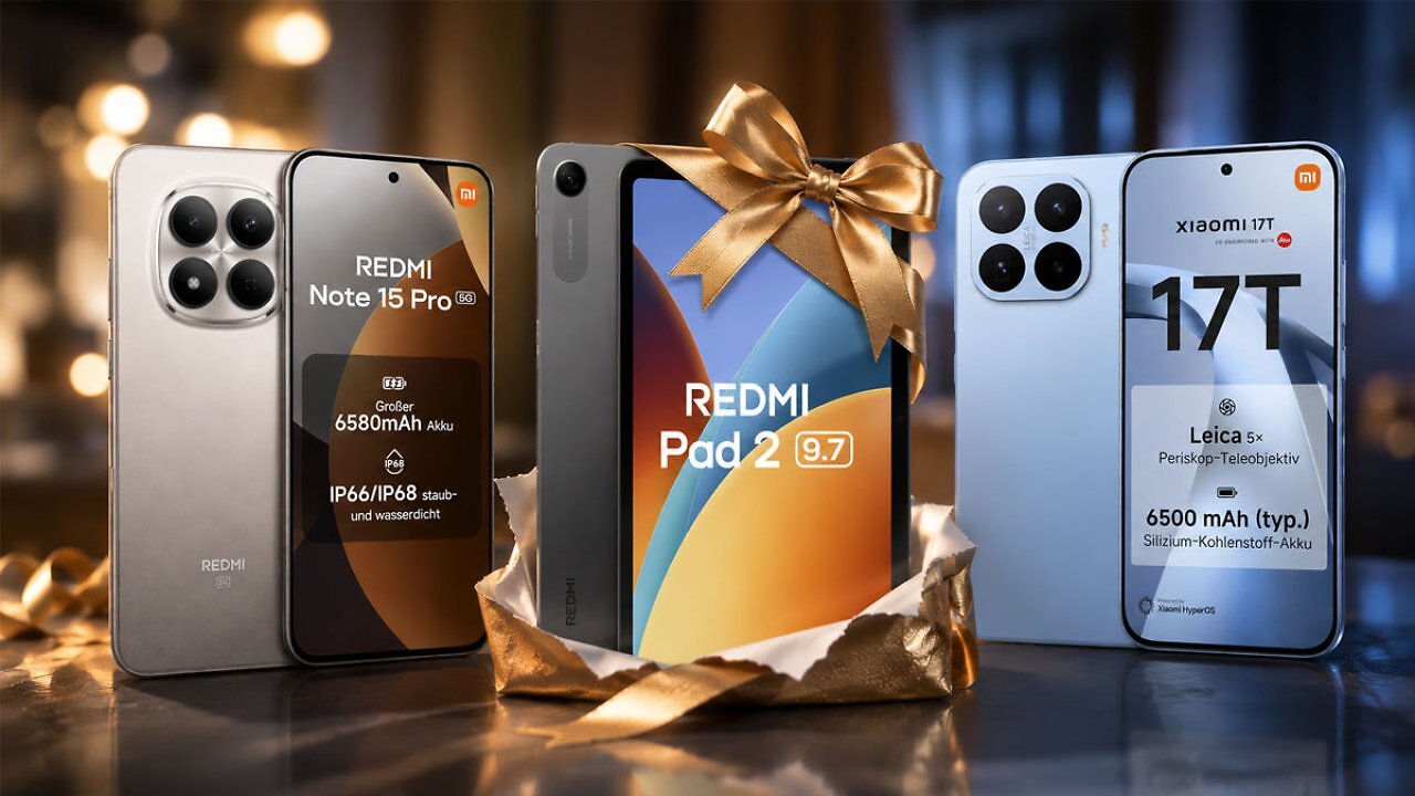 [08/07/2026] Aktuell bei Amazon: Xiaomi Redmi Note 15 Pro 5G zum Tiefstpreis und Xiaomi 17T mit Geschenk