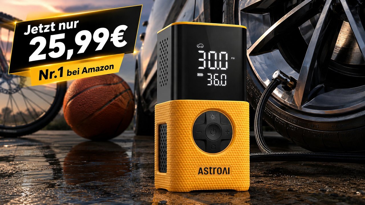 [01/07/2026] Bosch überholt: Diese Akku-Luftpumpe steht auf Platz 1 und kostet im Deal nur 25,99 € befristet