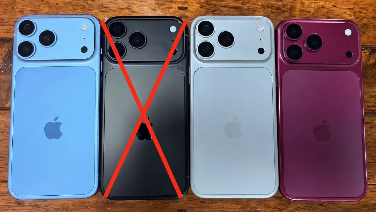 [04/07/2026] Streicht Apple erneut die dunkle Farbe beim iPhone 18 Pro?