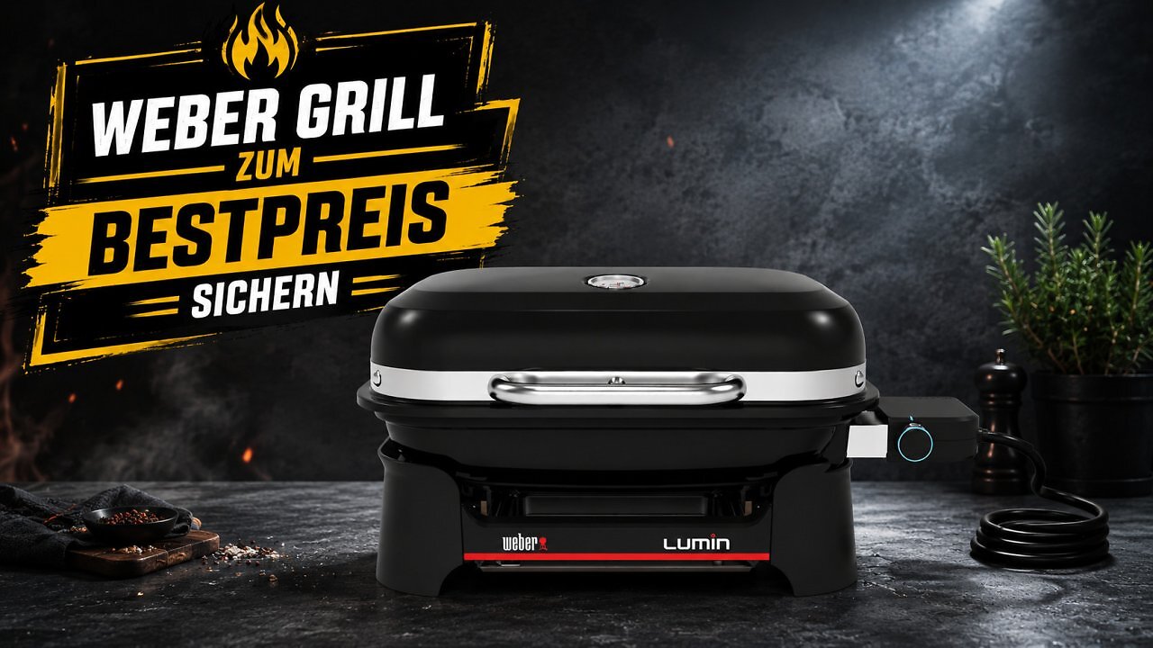 [11/07/2026] Neuer Weber-Grill deutlich günstiger: Lumin Compact mit Gusseisenrost und Thermometer spart 59 € befristet