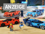 Der Lego Ferrari 77254 und Bugatti 77253 im Vergleich