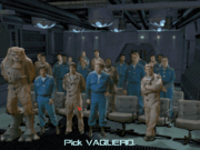 Wing Commander 3 - Heart of a Tiger: Schauspieler mit Blue- Greenscreen-Technik ins Spiel implementiert - 2012/10/9863-wing-commander-iii-heart-of-the-tiger-dos-screenshot-select.gif