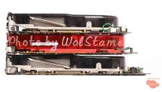 Direktvergleich der Boardgrößen von Radeon HD 2900 XT (Mitte), Geforce 8800 GTS (oben) und Geforce 8800 GTX (unten)