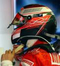Das neue Logo auf dem Helm der Ferrari-Fahrer