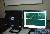 Drei Kerne im Einsatz. Mit welcher Taktrate die CPU lief, wollte AMD nicht verraten. (Bild: PCGH)