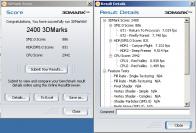 3D Mark 06 mit Standardtakt (459/918/400 MHz) ...