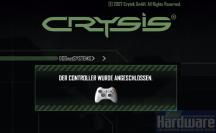 [b]Crysis[/b]: Der Xbox-360-Controller wird beim Start des Spiels erkannt (Bild: PCGH)