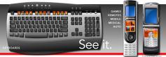 [b]United Keys und Foxconn[/b]: Die Design-Skizze zeigt eine Tastatur mit zwölf Displaytasten