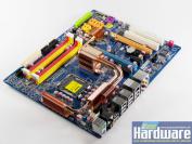 Gigabytes EP35-DS4 mit besserer Kühlung (Bild: PCGH)