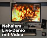[b]Nehalem[/b]: Smoke Demo nutzt acht Threads - Bild: PCGH