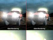 FARBTIEFE 32-Bit-Rendering erlaubt genauere Rechenoperationen und erzeugt weniger Bildfehler.