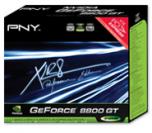 [b]8800 GT 256 MiByte[/b]: Für unter 100 Euro erhältlich (Bild:PNY)