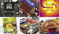 Intel, Asus, Asrock, Gigabyte und MSI - in der kommenden Ausgabe testen wir sechs [b]Mainboards[/b] für Intel CPUs. (Bild: PCGH)