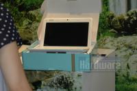 Am Vortag zum Computex-Auftakt konnten wir einige Blicke auf MSIs EEE-Konkurrenten, das Wind-Notebook, richten. Neben dem Wind-Notebook wird es auch eine Desktop-Variante geben.