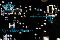 Volt-Mod für die [b]Geforce GTX 280[/b]: die Lötstellen