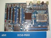 Nachdem Bilder von Intels DX58SO für [url=http://www.pcgameshardware.de/aid,636875/News/Intel_Nehalem_High-Res-Bilder_einer_Bloomfield-Platine_aufgetaucht/]Aufsehen sorgten[/url], sind auf [url=http://www.bit-tech.net/news/2008/06/06/plenty-of-nehalem-boards-on-show/1]bit-tech.net[/url] nun X58-Mainboards diverser Hersteller zu bestaunen. Den Anfang der Bildstrecke macht [b]Abits IX58-Max[/b]. Abit-typisch ist dieses in blau gehalten. Gut zu erkennen ist die 8-phasige Stromversorgung sowie die PCI-Express-x16-Slots (Bild: Bit-tech.net)