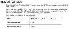 Nvidias Geforce erzielen im [b]3DMark Vantage[/b] "dank" PhysX mehr Punkte als vergleichbare AMD-Karten (Bild: The Inquirer)