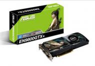 Die [b]Asus EN9800GTX+/HTDP/512M [/b] setzt auf[b] Nvidias G92b[/b] und kommt im bekannten Referenzdesign. (Bild: Asus)