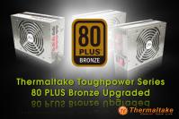 Das Toughpower 600W, Toughpower 700W und Toughpower Qfan 500W erhalten das 80-Plus-Bronze-Zertifikat. (Bild: Thermaltake)