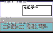 PC-Spiele im Star-Trek-Universum: Star Trek: The Kobayashi Alternative, 1985(Bild: Mobygames.com) - klassisches Text-Adventure Hier brauchte man Geduld und gute Englisch-Kentnisse.